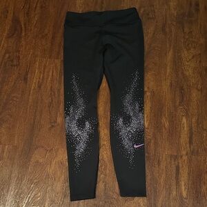 Nike Black Leggings Dri-Fit, Sz M, LN